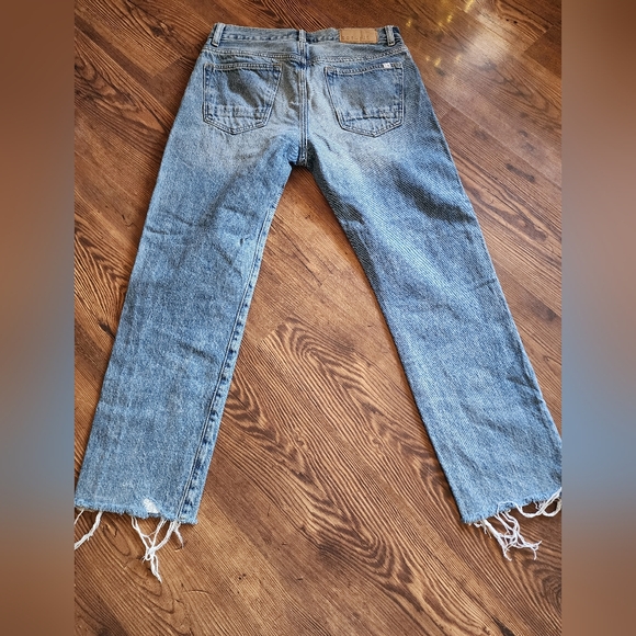 PacSun Size 29 x 27 Straight Jeans Womens Raw Hem - Picture 2 of 5